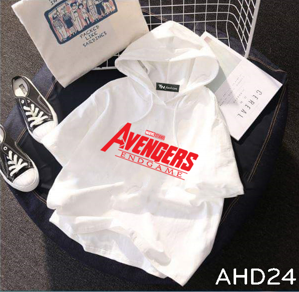 Áo thun hoodie Avengers End, áo thun tay lỡ unisex